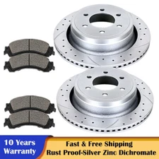 348mm Rear Rotors Discs & Brake Pads for 2010-11 Ford F-150 6 Lugs Brakes Kits