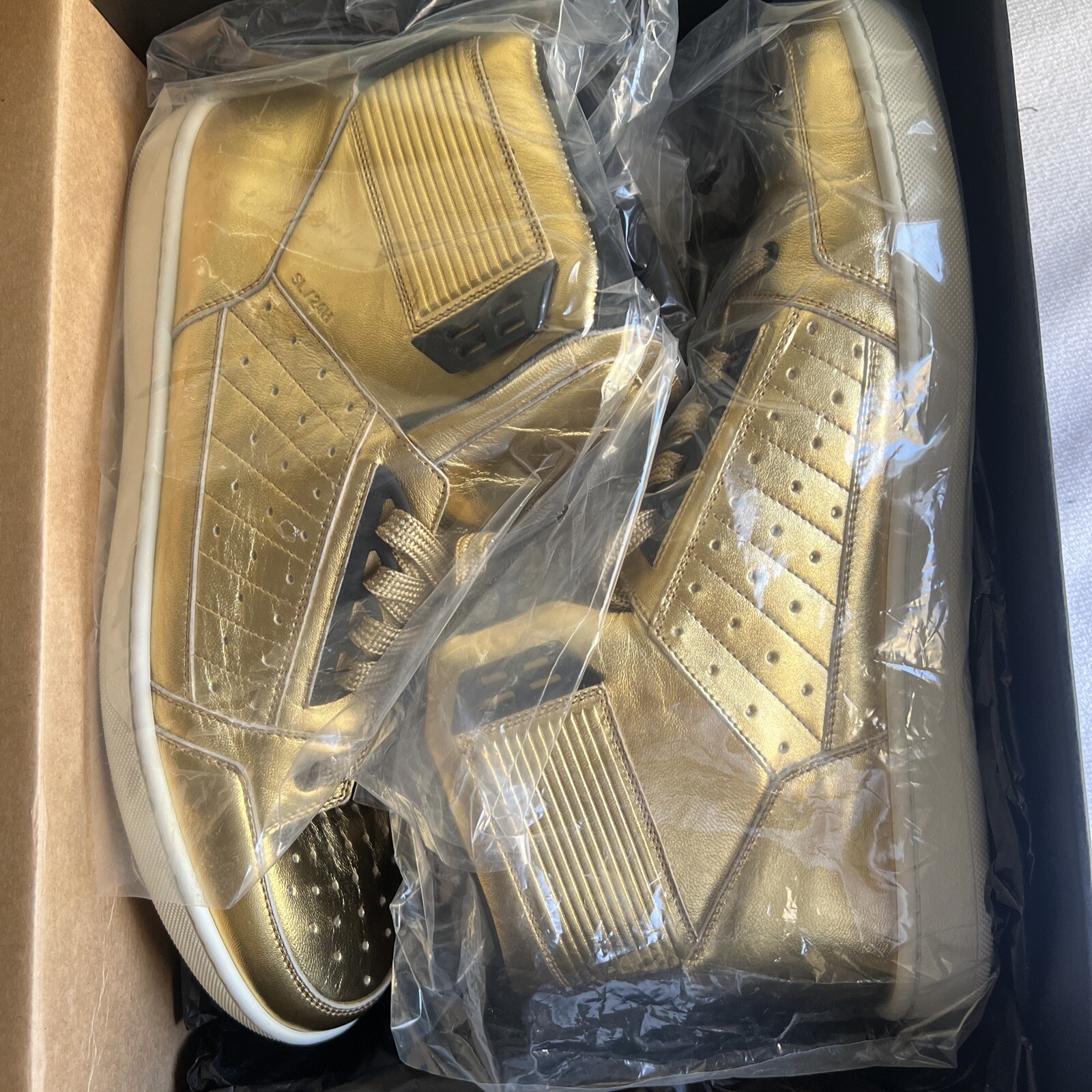 Scarpe da skate Saint Laurent ORO in pelle alte sneakers classiche corte 12 45 11