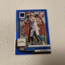 2022 Panini Clearly Donruss - Blue #25 Justin Herbert /99