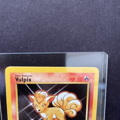 Vulpix Pokemon Card - Base Set 68/102 Common Unlimited Edition Near Mint
