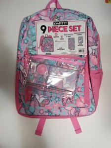 clear confetti backpack