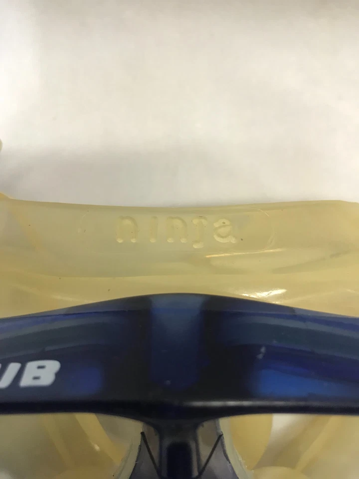 Falda de silicona azul/amarillo transparente Sporasub US Divers buceo buceo buceo Foto 2 de 4