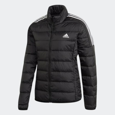 Adidas Essentials Puffer Down Black Jacket Women's Size Large NWT