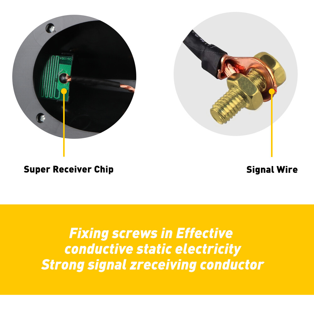 Black Shark Fin Antenna Cover for Car Trim Signal Radio AM/FM Aerial Universal A