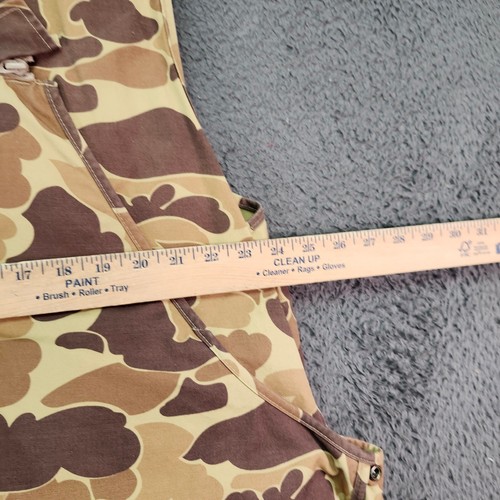 Columbia Duck Camo Hunting Vest Full Zip Pockets Outdoors XXL Made USA - Picture 9 of 10
