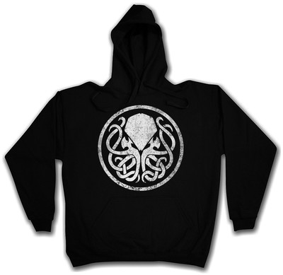 CIRCLE LOGO CTHULHU HOODED SWEATSHIRT HOODIE Lovecraft Arkham