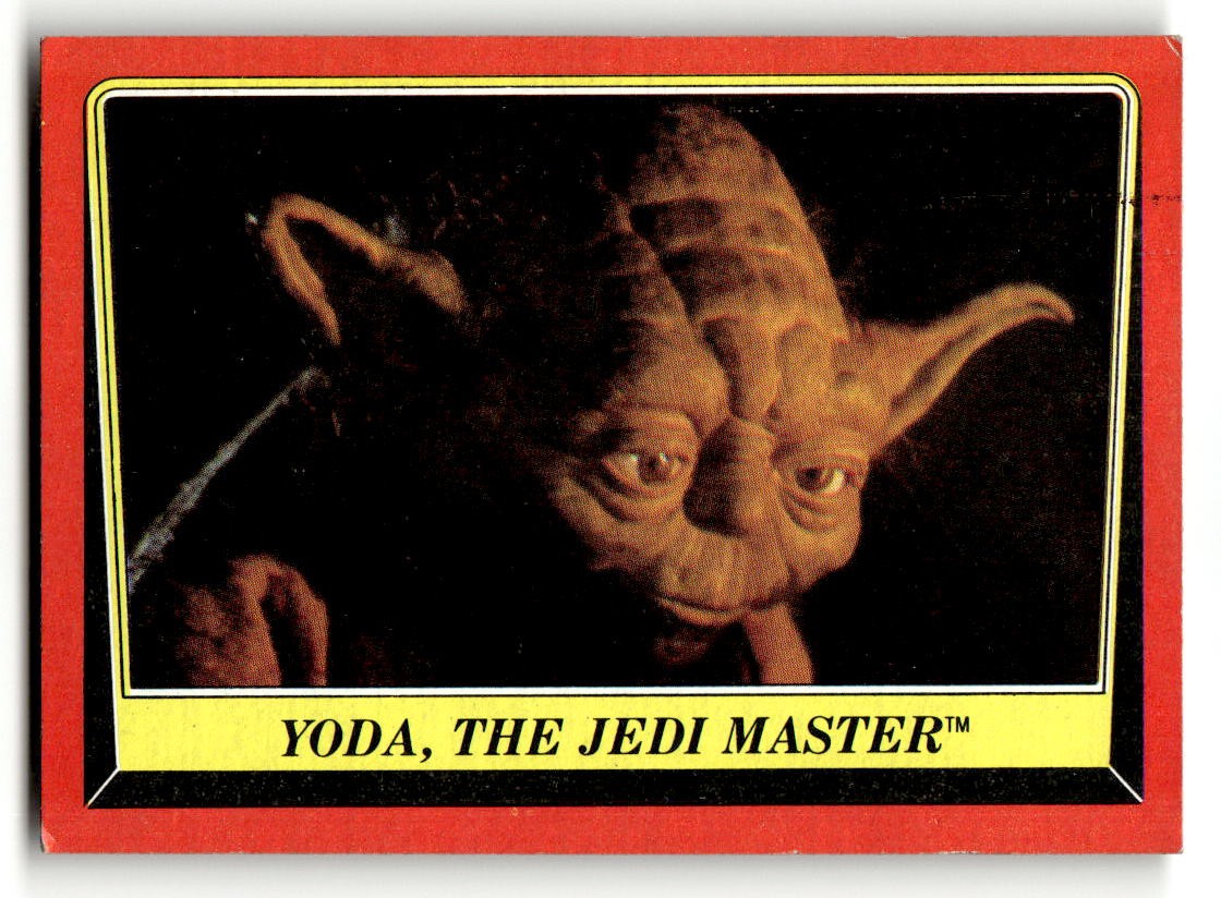 1983 Topps Star Wars: Return of the Jedi #58 Yoda, the Jedi Master