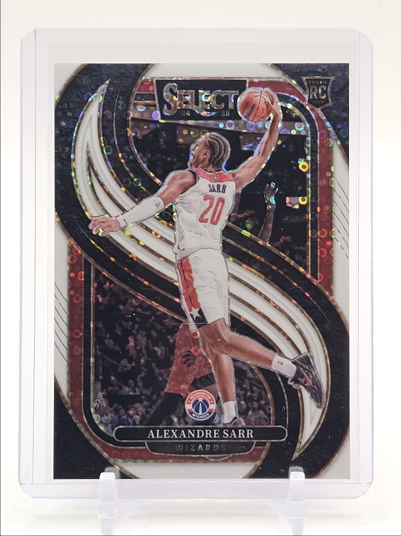 ALEXANDRE SARR 2024-25 SELECT PREMIER ROOKIE WHITE DISCO PRIZM RC /75 Q2264