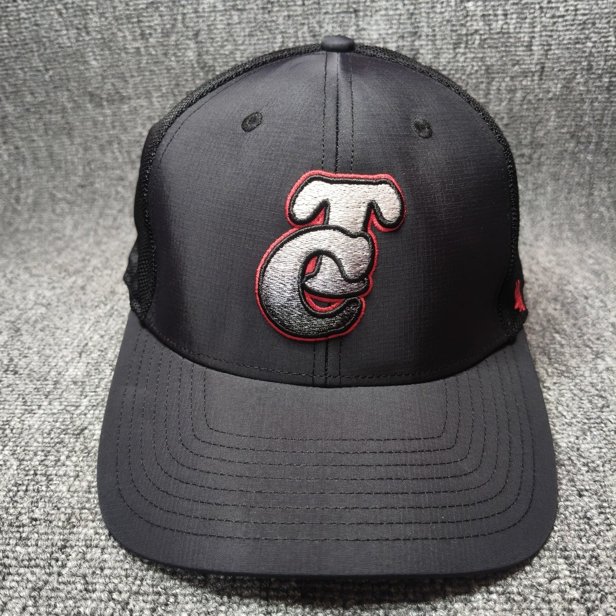 '47 Brand Toledo Mud Hens Black Trucker Hat Mesh Snapback Cap Adjustable