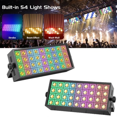 2pcs 220W Stage Wall Wash Lighting LED Beam Dj Lights RGB DMX Show Light Disco