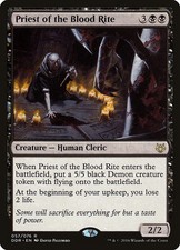 Priest of the Blood Rite - 57 / English / Moderately Played MTG