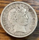 1892 Barber Dime Nice Original Very Fine CHRC