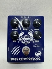 Caline CP-45 Pressure Point Bass Compressor Guitar Effect Pedal Great Condition