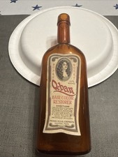 Q-ban Hair Color Restorer On Label Amber Bott...