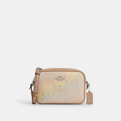 NWT Coach Jamie Camera Bag In Rainbow Signature Canvas CDD63 Sand Multi