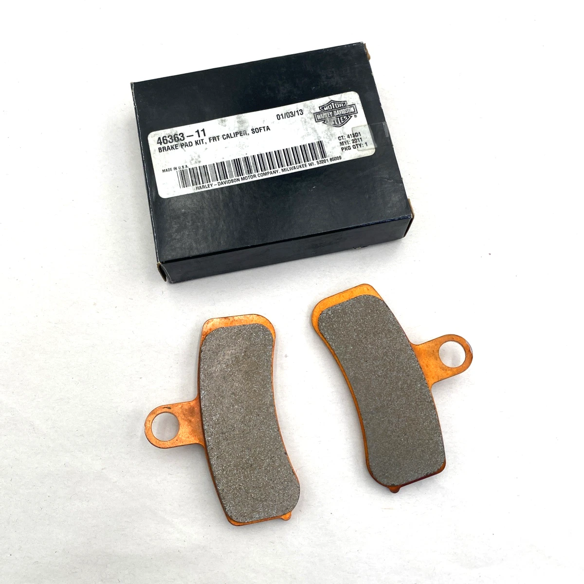 OEM Harley Genuine 46363-11 Front Brake Pad Replacement Kit 11-17