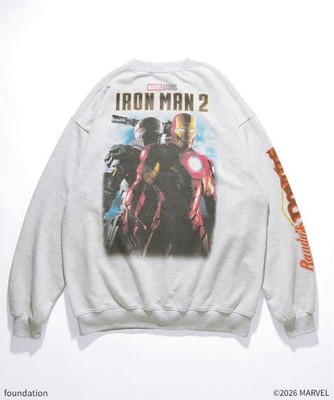 Iron Man 2 Randy's Donuts Sweatshirt Grau L Neu Marvel 2010 Film Geschenk