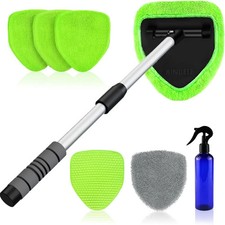 29-inch Windshield Cleaner Tool - Car Interior Window Cleaning Kit with Extended