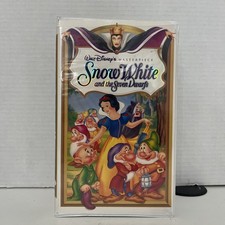 Walt Disneys Snow White Seven Dwarfs Masterpiece Collection VHS Clamshell Tested