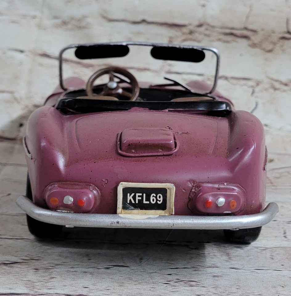 Raro Burago Rosa/Marrone 1:12 Scala Diecast BMW 507 Modello Caldo Ghisa Saldi - Immagine 4 di 4