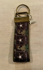 US Army 4 Key Fob With Charm Depicting An Eagle Attached