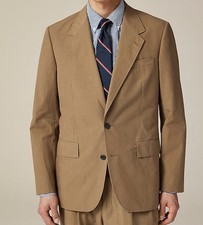 J.Crew Relaxed-fit suit jacket in cotton poplin NWT Size 39R