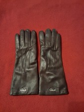 Coach leather/cashmere gloves sxz 8