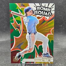 Bobby Witt Jr. 2026 Donruss Baseball Bomb Squad Green Laser Kansas City Royals 9