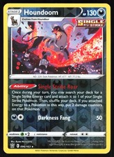 Houndoom 096/163 Pokemon SWSH05: Battle Styles Reverse Holo Holo Rare VLP