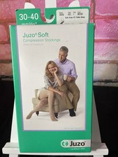 Juzo compression stockings 30-40 mmHg model 2002 Size I Soft Knee OT Beige