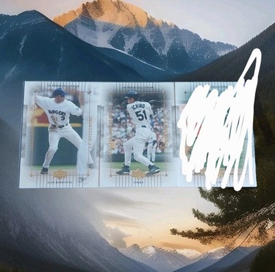 2003 Upper Deck UD Patch Collection Ichiro Jeter Arod (3) Cards Baseball HoF