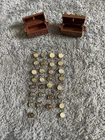 2 Vintage Lego Pirate Treasure Chests With 30 Gold Coins