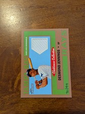 2013 Topps Heritage  Desmond Jennings Clubhouse Collection Relics Gold #/99