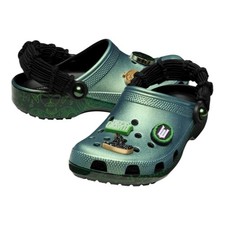 Crocs x Wicked Elphaba Classic Clogs Mens 5 Womens 7 Green Slip On Shoes NEW