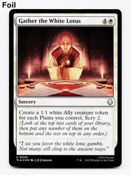 Gather the White Lotus (Foil) #20 Avatar: The Last Airbender
