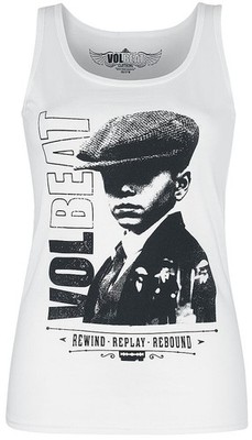 Volbeat Top Damen Bad Boys weiß Band-Merch, Bands, Nachhaltigkeit
