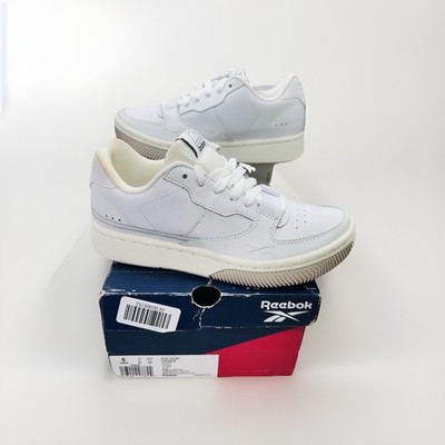 Reebok Dual Court Sneaker   White / Chalk / Stucco | Unisex Size 5 | EG6022