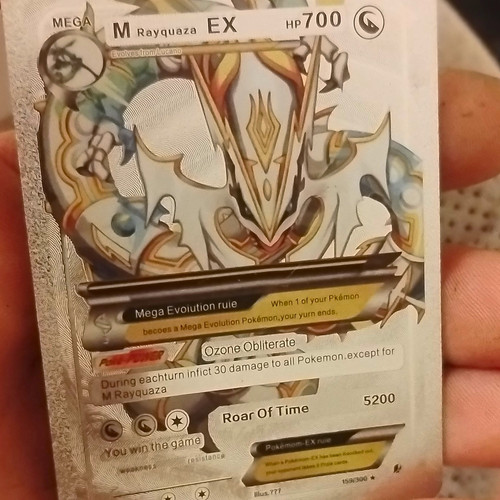 The Pokémon Company M Rayquaza EX 159/300 XY Full Art Foil EX Eng 2016 700HP