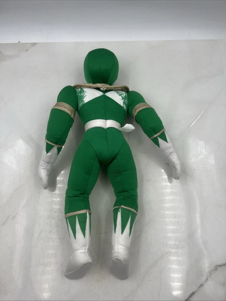 Vintage Mighty Morphin Power Rangers 1994 Plush Green Ranger Tommy 17” - Image 2 of 4