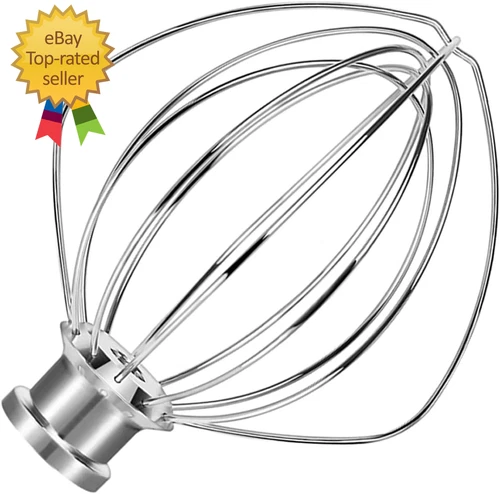 KN256 Stainless Steel Whisk for Kitchenaid 6 Qt Bowl-Lift Stand Mixer 6-Wire - Picture 1 of 4