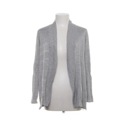 Pull & Bear, Strickjacke, Damen, Größe: S, Grau, Fischgräte, Feinstrick #RbJ