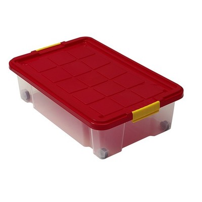 UNTERBETTROLLER UNTER BETT ROLLER ROLLKASTEN ROLLBOX BOX 60X40X18CM 28L VOLUMEN