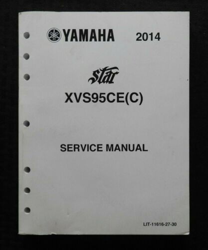 2014 GENUINE YAMAHA "STAR" XVS95CE (C) MOTORCYCLE SERVICE REPAIR MANUAL NICE 1 - Picture 1 of 3
