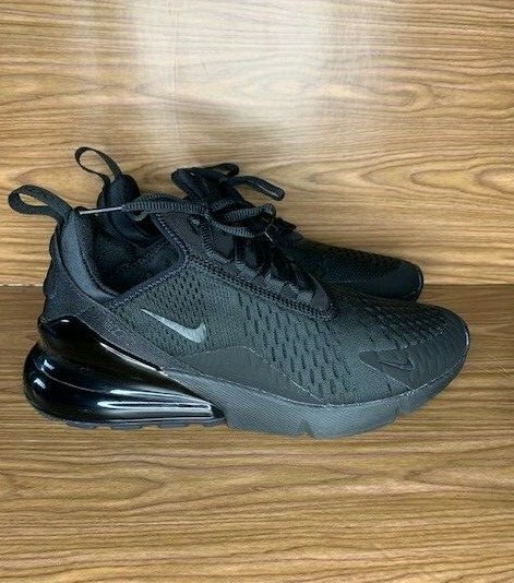 Nike Air Max 270 Women's Running Shoes Size 6 Triple Black Ah6789 006 for sale online | eBay