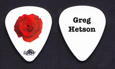 Bad Religion Greg Hetson Rose Guitar Pick - 2013 Tour