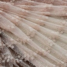 Netz Spitze Blumen Stoff Bestickt Schneiderei DIY Vorhang Hochzeit Braut