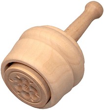 Butterform Butterdurchstoßform Buttermodel Model aus Ahornholz - Motiv Blüte