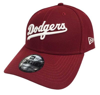 burgundy dodgers hat