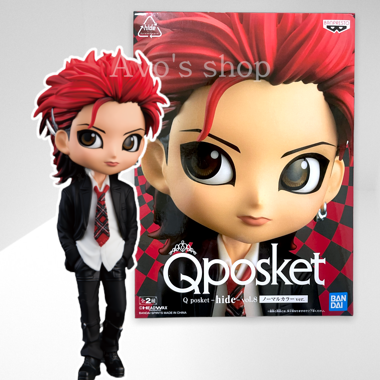 Banpresto QPOSKET Q posket X Japan Figure Vol.8 HIDE Hideto Matsumoto