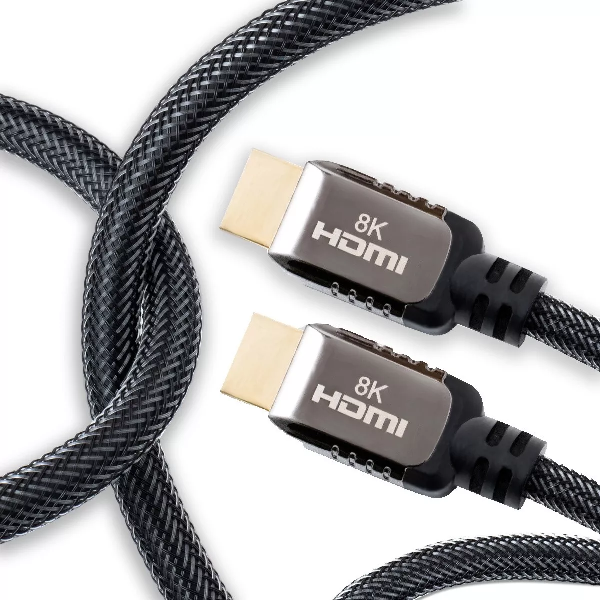 HDMI Cable 2.1 4K@120Hz Certification 48Gbps 12 Feet,Ultra High Speed 8K  HDMI Cable Nylon Gold-plated interface Supports 1440p 144hz